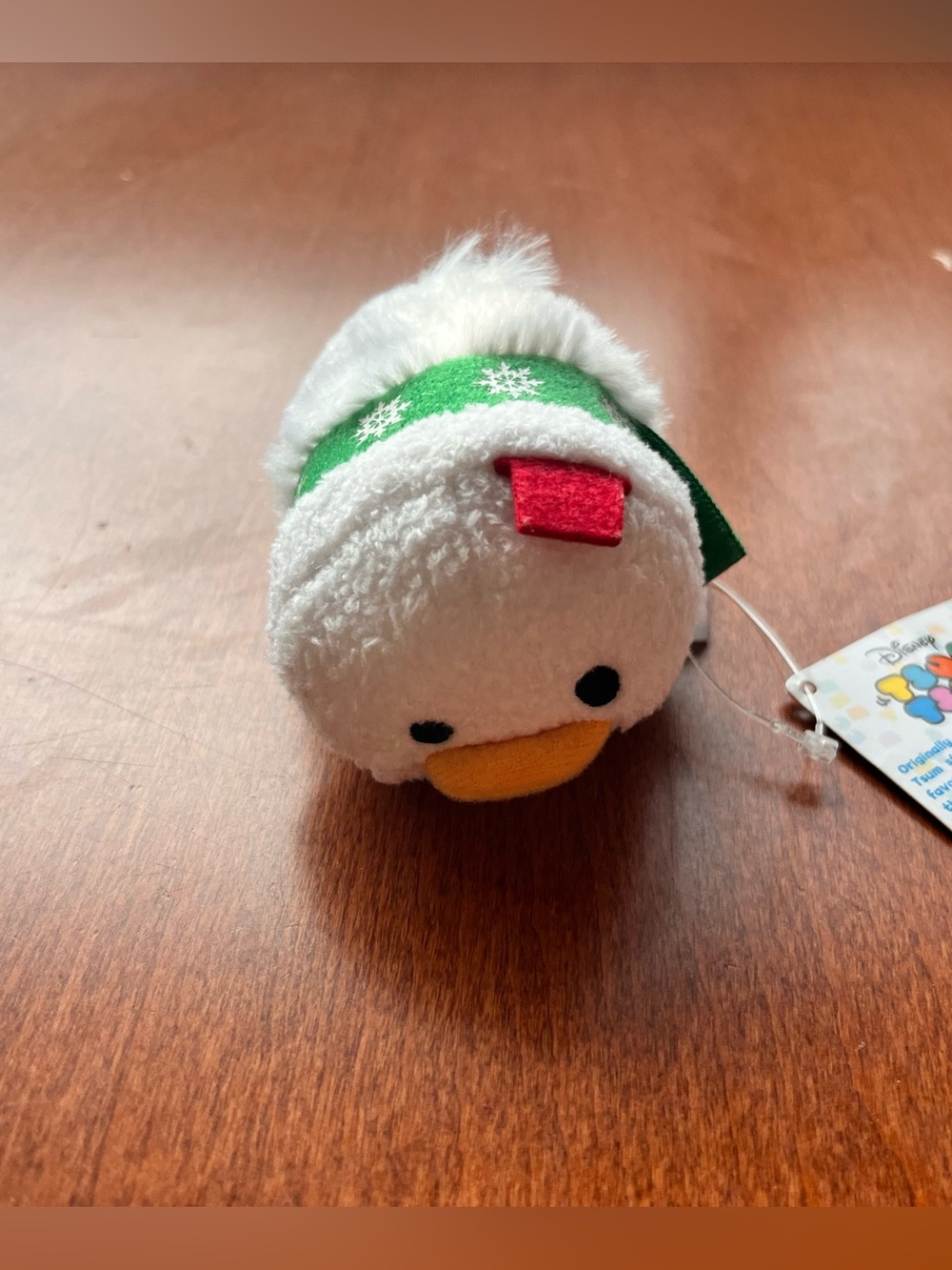 Disney Tsum Tsum Plush Donald Duck - White with Green Scarf